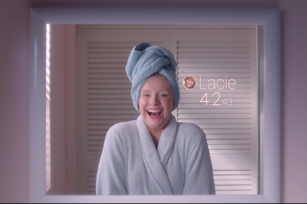 Black Mirror's "Nosedive" into the gamification of selfhood. severance1 (2)